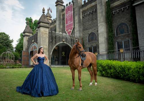 Debutante de Ensaio de 15 anos no Castelo dos Vinhais