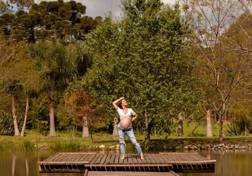 Gestante Externo de Sharyane & Família - À espera por Lucca