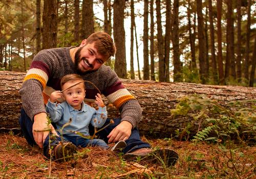 Família de Mini Ensaio Pai & Filho - Renan & Théo