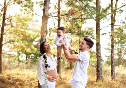 Gestante Externo de Rafaely, Maylon e Thomas - A espera por Rael