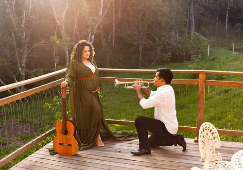 Gestante Externo de Flavia & Melk - Á espera por Alice