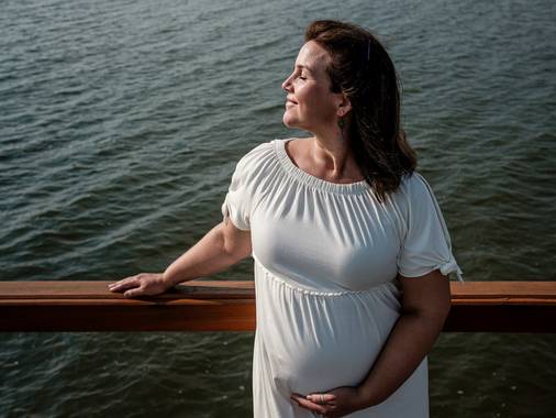 Família de A doce espera de Caetana