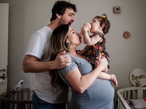 Família de Bento e as primeiras fotos de família