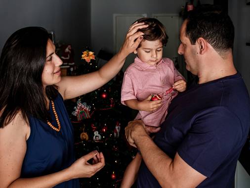 Família de Natal do Joaquim