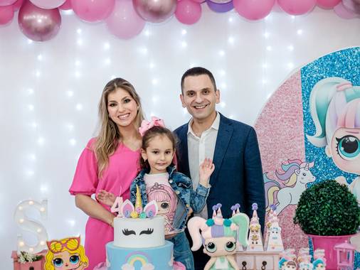 Aniversários de 4 anos da Sarah