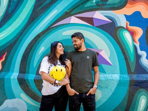 Ensaio Casal de Marcela e Rafael - Beco do Batman