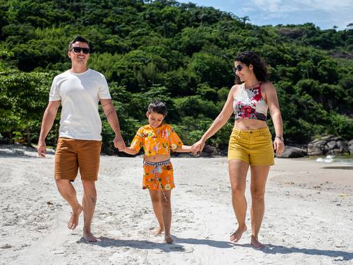 Famílias de Ensaio de Família na Praia: Clara, Jr e Juju