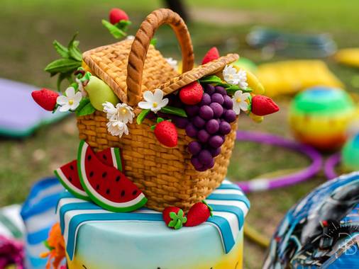 Famílias de Aniversário Infantil ao ar livre: Marina