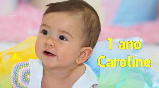 Infantis de 1 ano Caroline