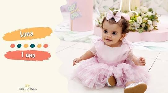 Festa de Menina de Luna 1 aninho