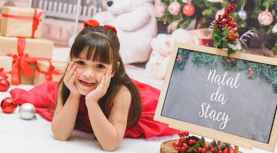 Mini Ensaios de Mini Ensaio de Natal da Stacy