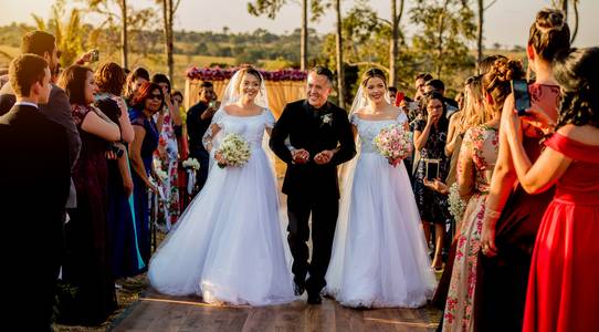 Fotografia de casamento de Ana Carolina & Fernando/ Ana Claudia & Junior