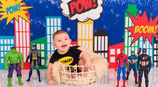 Ensaio temático de Ensaio dia das crianças - Batbaby Vicente