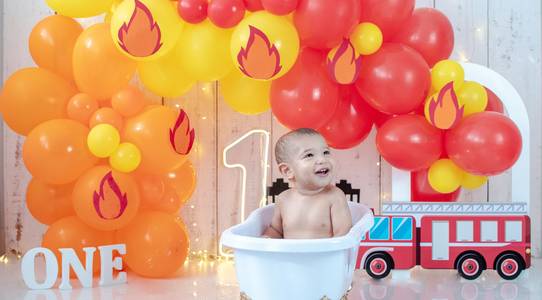 Smash the Cake de Bombeiro