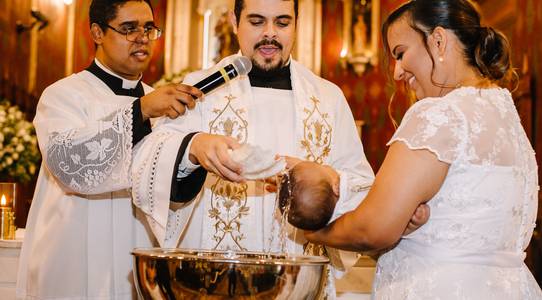 Batismo de Celebração Batismo João Antonio