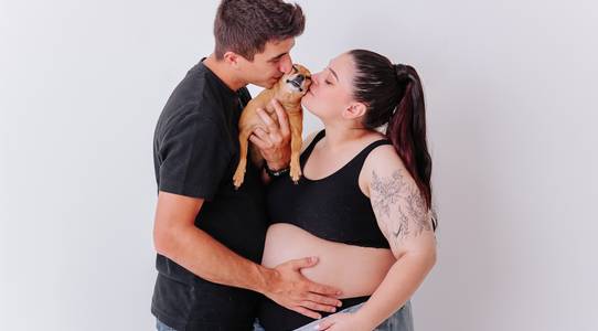 ENSAIO GESTANTE de A espera por Luan