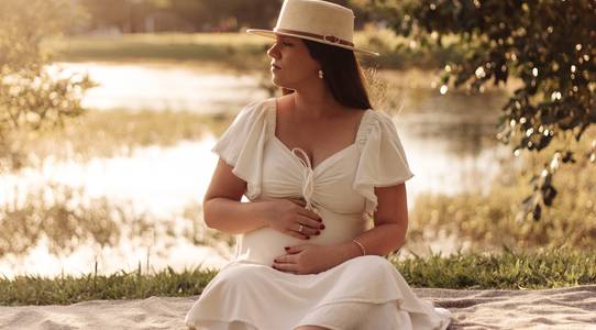 Ensaio Gestante de A Espera do Theo