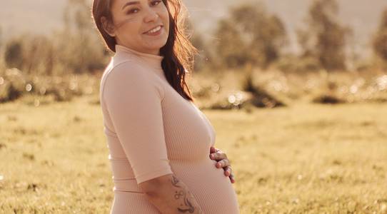 Ensaio Gestante de A Espera da Luna