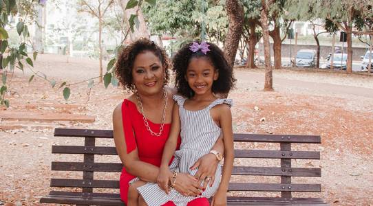 Ensaios de Ensaio Familia - D Vilma e Alice 