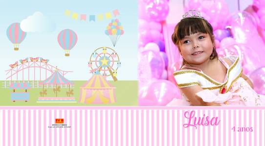Festas infantis de 4 anos Luisa 