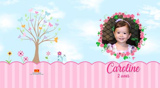 Festas infantis de 2 anos Caroline
