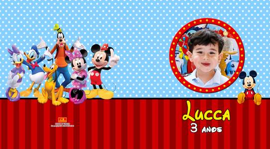 Festas infantis de 3 anos Lucca
