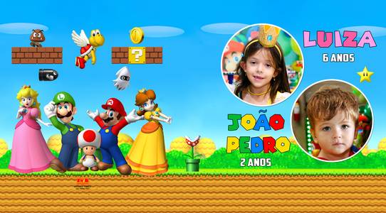 Festas infantis de 6 anos Luiza 2 anos João Pedro