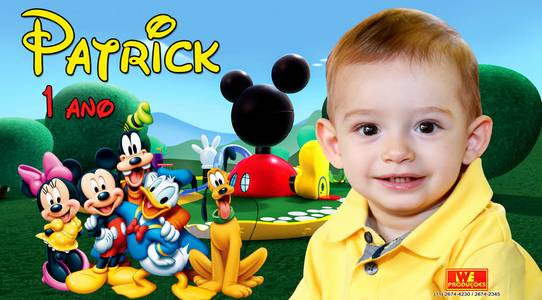 Festas infantis de 1 ano Patrick