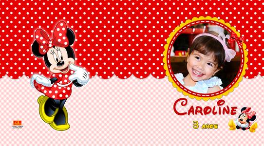 Festas infantis de 3 anos Caroline