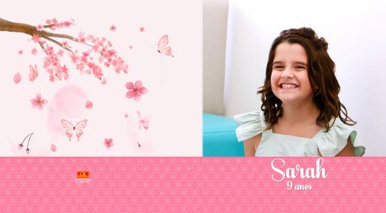 Festas infantis de 9 anos Sarah