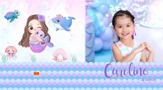 Festas infantis de 4 anos Caroline