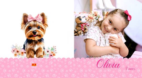 Festas infantis de 4 anos Olivia