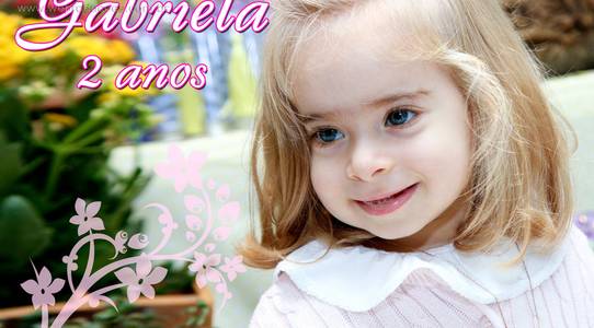 Festas infantis de 2 anos Gabriela