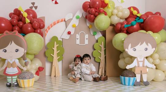 ensaio infantil de PRÉ FESTA BRENNO E VICTÓRIA
