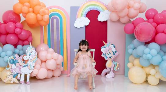 ensaio infantil de ENSAIO TEMÁTICO MINNIE UNICÓRNIO MAITÊ