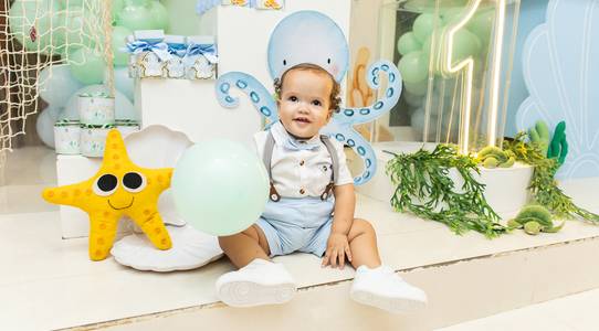 Aniversário de Fundo do mar do José Anthony