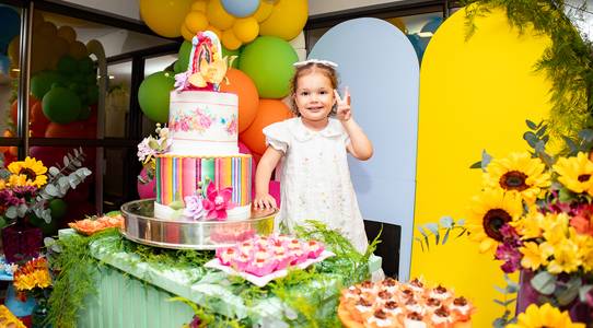 Aniversário de Aniversário de 3 anos de Eva Maria com tema Nossa Senhora de Guadalupe em Maceió