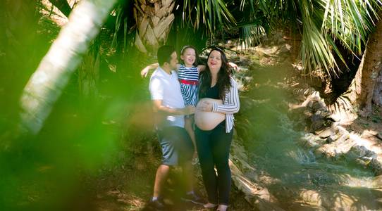 Ensaio de Gestante de Cilene, Luiz e Manuella à espera do Felipe