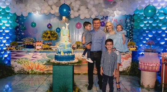 Infantil de 1 Ano de Liz e 2 anos de Miguel