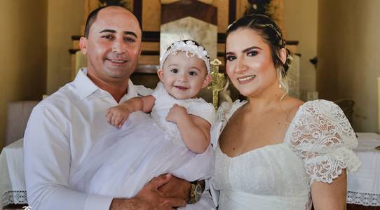 Infantil de Maria Isis - Batismo e 1 ano