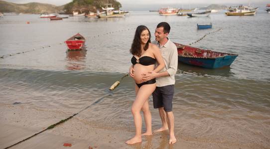 Ensaios de Ensaio gestante na Orla Bardot Búzios