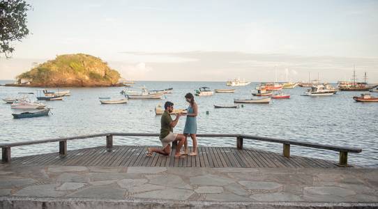 Ensaios de Pedido de casamento na Orla Bardot Bùzios