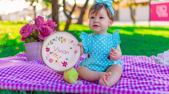 ENSAIO INFANTIL de ENSAIO INFANTIL - VIVIAN 01 ANO