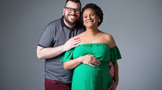 Gestante de Michele e Tiago à espera da Isabela