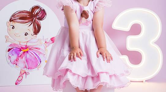 Infantil de Ensaio Infantil Bailarina - Sophia