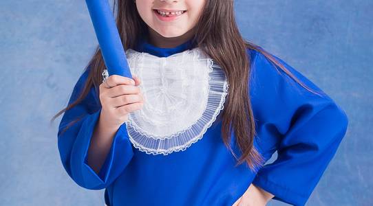 Ensaios de Prova de toga Infantil