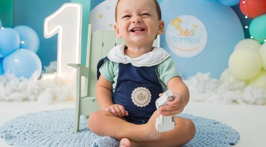 Smash the cake de Ensaio 1 ano Bento - 365 sorrisos