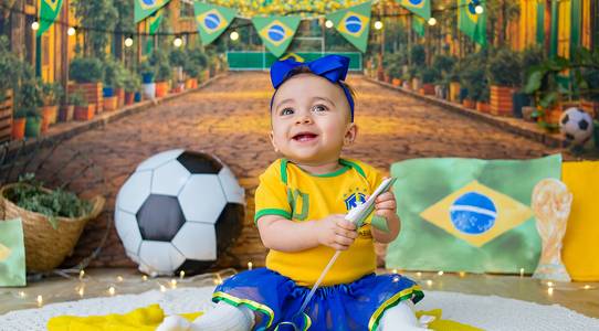 Nossos Bebês - acompanhamento de Ensaio de Copa do Mundo