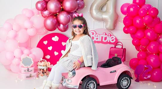 Infantil de Ensaio 4 anos Malu - Barbie