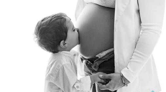 Gestante de Ensaio de gestante em estúdio - Bianca e Vinicius